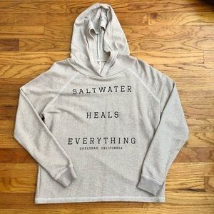 NWOT Coastal Classics Saltwater Heals Everything Pullover Hoodie